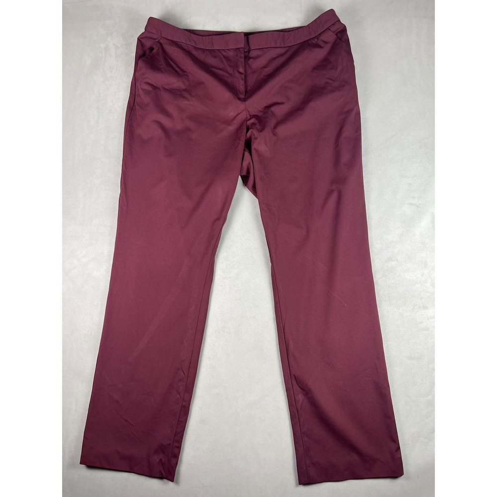 Alex Marie Burgundy Straight Leg Dress Pants Womens Size 18‎ Professional Career